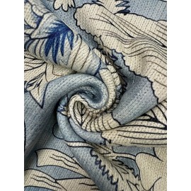 Women's 3D All Over Printed Knitwear Set High Neck Long Sleeve Sweater and Skirt Mid Weight Autumn Winter Outfit Vintage Botanical Pattern Casual Elegant Warm and Comfortable