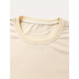 Women'S Casual Crew Neck Sweatshirt with Cat & Book Quote, 100% Polyester Knit Fabric, Animal Pattern, All-Season Lightweight 260gsm - Fall & Spring Fashion Top