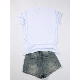 Disney Minnie Mouse 32nd Birthday T-Shirt - Black Casual Short Sleeve Tee with Pink Bow & Red Accents, Lightweight Polyester, Perfect Gift for Disney Fans, Spring/Summer Wear, Disney Shirts