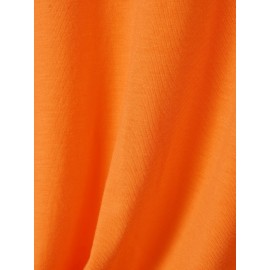 Women's Vintage Graphic T-Shirt - Retro Good Times Text & Group Photo Print Tee - Bright Orange Casual Summer Shirt - Lightweight Everyday Streetwear Top for Women, Relaxed Weekend Wear, Bold Typography Design, Easy Care Clothing, Fashion Enthusiasts