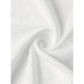 Women's White Crop T-Shirt - London '92 Numeric Graphic Tee - Stretchy Casual Summer Top - Vintage Streetwear Everyday Shirt - Non-See Through Crop Top for Women, Ladies T Shirts, Relaxed Fit Tee, Nontransparent Fabric